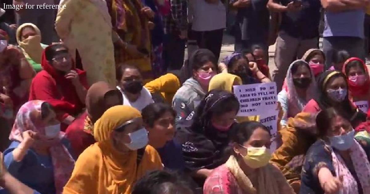 Kashmiri Pandits protest against Rahul Bhat's killing in J-K's Budgam